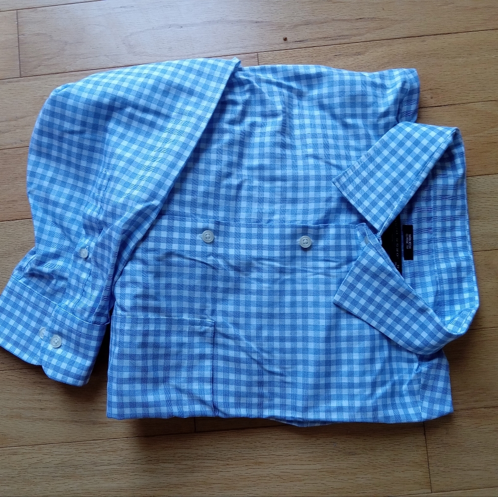 Men's Pronto Uomo 19 36-37 Long Sleeve Shirt  - Big & Tall
